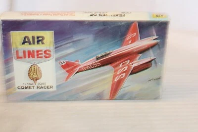 1/72 Scale Frog Models, Comet Racer Airplane Model Kit #4901 BN Open Box - Image 1 of 3