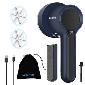 Electric Fabric Shaver Sweater Shaver with LED Display 6-Leaf Blades Clothes ... - Picture 1 of 6