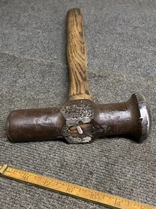Vintage Boilermakers Riveting Hammer 4 Lb Unbranded With New Handle - Picture 1 of 8