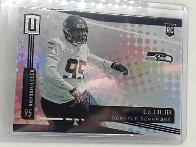 L.J. Collier 2019 Panini Unparalleled Football - RC #228 - Seattle Seahawks - Image 1 of 2