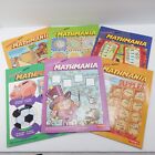 Highlights MATHMANIA Math Puzzles Lot of 6 Workbooks Homeschool No Writing