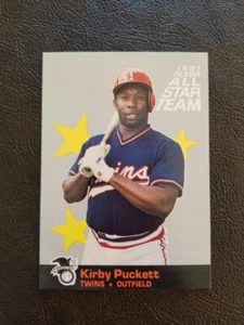 Tarjeta insertada Kirby Puckett 1987 Fleer All Star Team #5 Minnesota Twins - Imagen 1 de 2