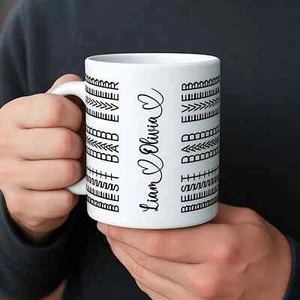 Best Dad Ever Funny Dad Hidden Message Personalized Mug, Father's Day Gift - Picture 1 of 5