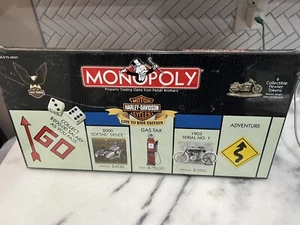 Harley Davidson Live to Ride Collectors Edition 2000 Monopoly Game Sealed - Picture 1 of 4