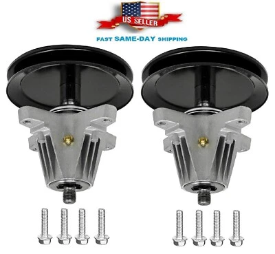 2 Spindle Assembly 46" Deck For MTD Cub Cadet XT1-LT46 XT2-LX46 XT1LT46 XT2LX46 - Image 1 of 4