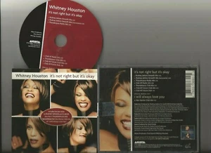 Whitney Houston It's Not Right But It's Okay 7 vers CD incl I Will Always Love D - Picture 1 of 1