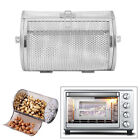 Rotisserie Grill Roaster Drum Oven Basket Oven Roast Baking Rotary Silver