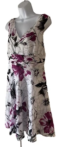 Robbie Bee Pretty Summer Dress Lined Size 14P Party Cruise Wedding Graduation - Picture 1 of 6
