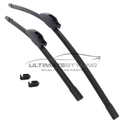 Front Exact Fit Wiper Blades Set Ford Ranger P375 Pickup 2011-2016 60cm & 40cm - Imagem 1 de 3