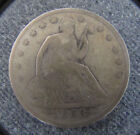 1853 Seated Liberty 50 cent US Silver coin