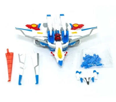 Mechanical Skull Studio MSS-02R mini Armada jet aircraft white Sirius Figure toy - Image 1 of 4