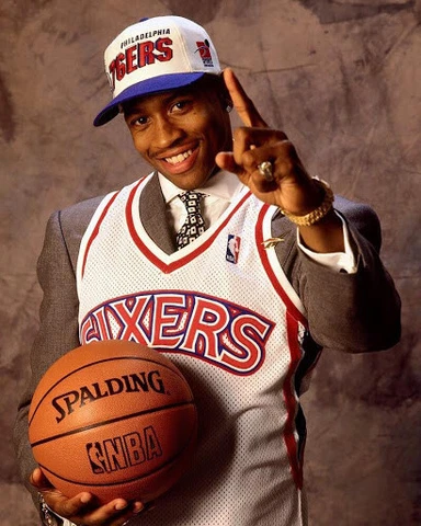 NBA PHILADELPHIA 76ERS ALLEN IVERSON BASKETBALL DECOR FRIDGE MAGNET #9 Cover