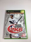 Major League Baseball 2K6 (Microsoft Xbox, 2006) Complete