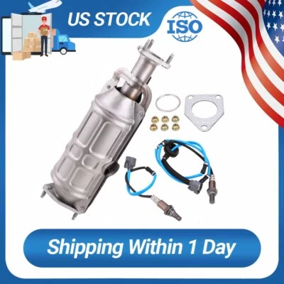 Catalytic Converter w/ Oxygen sensor For 2003 2004 2005 - 2007 Honda Accord 2.4L Foto 1 de 4