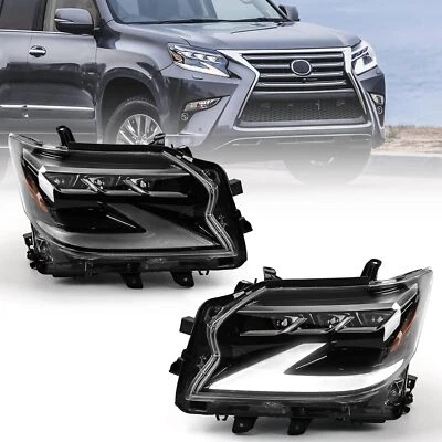 2014 2015 2016 2017 2018 2019 Headlight for Lexus GX460 Triple LED Headlamp LHRH Foto 1 de 4