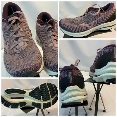 Mizuno Wave Rider 24 Sz 11 Women Maroon Knit Running Shoes YGI L1S-39 - Image 1 of 4