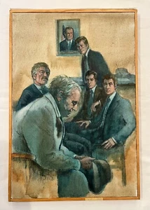 1977 Ben Wohlberg Original Art Painting #8 Honourable Schoolboy John le Carre - Picture 1 of 3