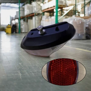 Solar Rechargeable Bike Tail Light Bicycle Rear Light LED Cycling Lamp Headlamp - Picture 1 of 10