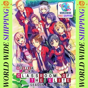 Classroom of The Elite Anime DVD Complete TV Series Season 1 + 2 English Dubbed - Picture 1 of 10