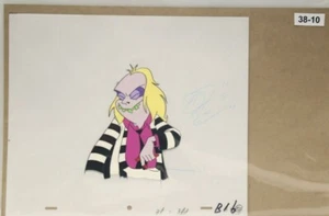 Beetlejuice Original Production Drawing And Cel Animation 38-10 Used Cond. - Picture 1 of 6