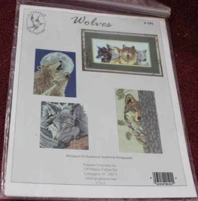 Pegasus Cross Stitch Pattern - Wolves - Image 1 of 3