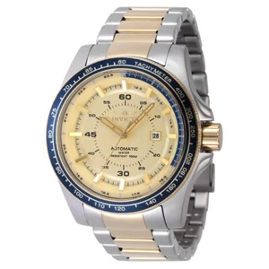 Invicta Speedway Automatik Herrenuhr - 50mm, Gold, Stahl 48080 NEU - Bild 1 von 5