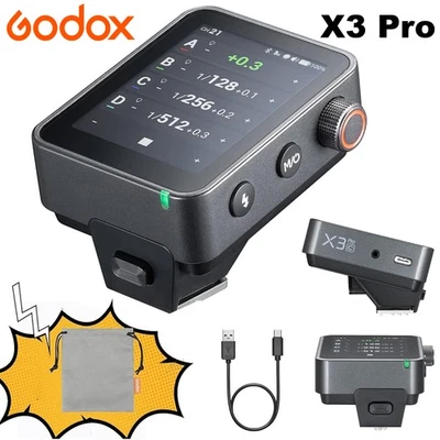 Godox X3 Pro X3Pro TTL 2.4GHz Wireless Flash Trigger Transmitter for C/N/S/F/O/L - Image 1 of 4