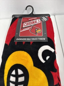 Louisville Cardinals Silk Touch Throw Blanket, 55"X70" - Picture 1 of 2
