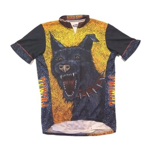 Camiseta deportiva de ciclismo Primal Wear para hombre talla M DIABLO PERRO perro diablo lobo ruidoso - Imagen 1 de 3