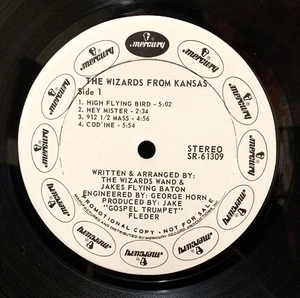 LP The Wizards From Kansas WHITE LABEL PROMO USA 1970 Mercury LP G/VG+ - Picture 1 of 5