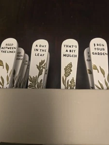 6" Spring Ceramic Plant Phrase Garden Pick by Place & Time - Picture 1 of 5