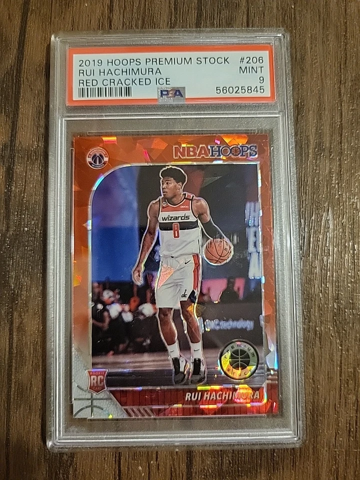 2019-20 Panini NBA Hoops Premium Stock - Rui Hachimura #206 Red Cracked Ice... - Image 1 of 2