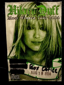 HILARY DUFF MOST WANTED TOUR 2004 - AUG 19, 2004 - NOKIA TEXAS - BACKSTAGE PASS - Picture 1 of 1
