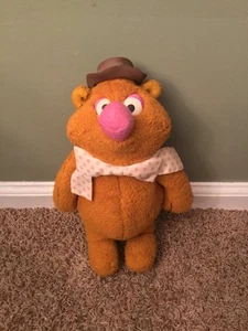 Peluche vintage 1976 Fisher Price Muppets Fozzie l'orso 14" - Foto 1 di 5