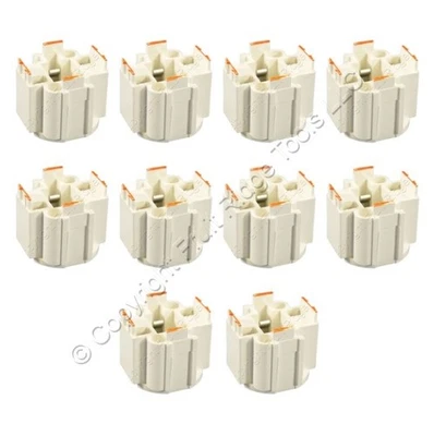 10 Leviton Compact Fluorescent Lampholders Light Sockets Screw Down G24d-3 - Image 1 of 4