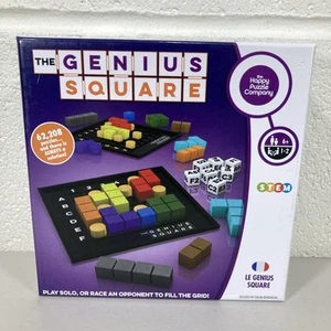 The Genius Square COMPLETO The Happy Puzzle Company 2018 STEM Brain Teaser - Imagen 1 de 6