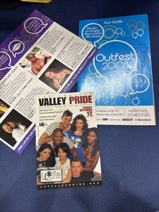 Outfest Los Angeles LGBTQ LA PRIDE Guide Gay Interest LA OOP HTF Newsletter Ad - Picture 1 of 4