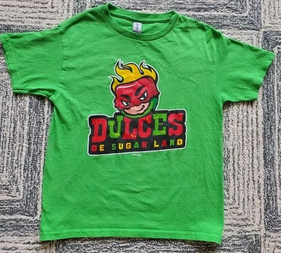 Camiseta verde Dulces De Sugar Land-Space Cowboys MiLB beisebol-juventude P (5/7 anos) - Imagem 1 de 4