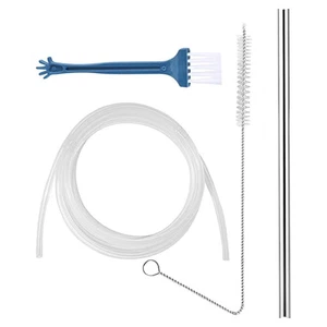 Coffee Machine Hose Set Machines Cleaning Brush Espresso Accessories Kit - Picture 1 of 12