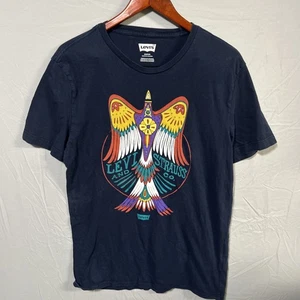 Camiseta gráfica Levi’s para hombre M azul multicolor estampado de águila Levi Strauss & Co  - Imagen 1 de 6