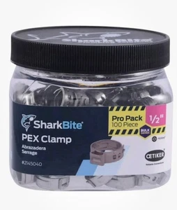 SharkBite 2145040 Pex Klemmen Edelstahl 1/2" 100 Stück Crimp - Bild 1 von 1