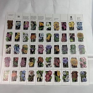 WILDBLUMEN postfrischer Bogen mit 50 US $ 0,29 Briefmarken, #2647-96, postfrisch - Bild 1 von 7