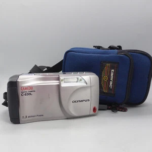 Olympus Camedia C-830L 1.3 MP Compact Digital Camera Silver Tested - Picture 1 of 10