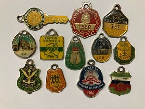 Mixed RSL Club 12 badges from the 1980's
