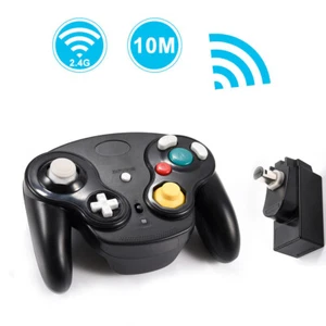 For Gamecube Classic GC NGC,Wireless Game Controller W/ Adapter or Wired Gamepad - Picture 1 of 56