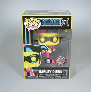 FUNKO POP® HEROES ♦BATMAN 371♦ HERLEY QUINN SPECIAL EDITION DC BLACK LIGHT GLOW - Bild 1 von 12