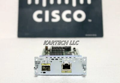 Cisco NIM-1GE-CU-SFP 1-Port GE/SFP für ISR 4000 und 4300 Serie - Bild 1 von 4