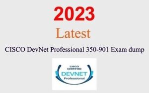 Cisco DevNet Professional 350-901 dump GUARANTEED (1 month update)