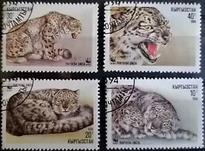 KIRGUISTÁN 1994 - LEOPARDO DE LAS NIEVES . - Imagen 1 de 1
