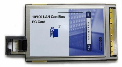 HP 10/100 Fast Ethernet CardBus PC Card with XJACK F1626B 3CXFE575CT NEW in Box - Image 1 of 2